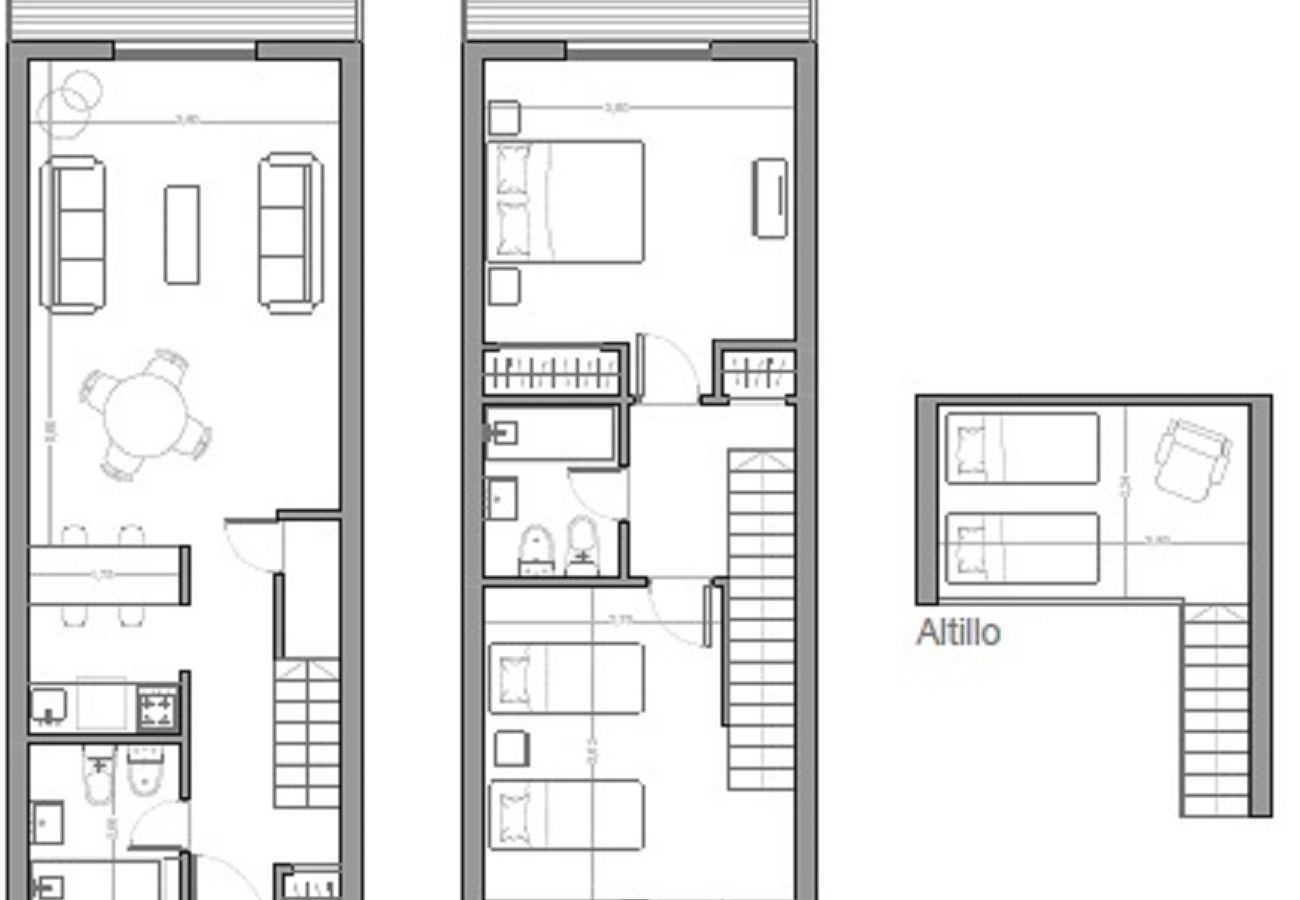 Apartamento en San Carlos de Bariloche - 07/9PAX  HC E-A7