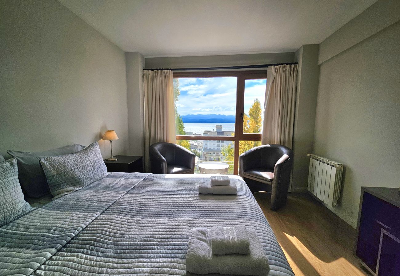 Estúdio em San Carlos de Bariloche - Terrazas del lago I F con vista al lago Nahuel Hua