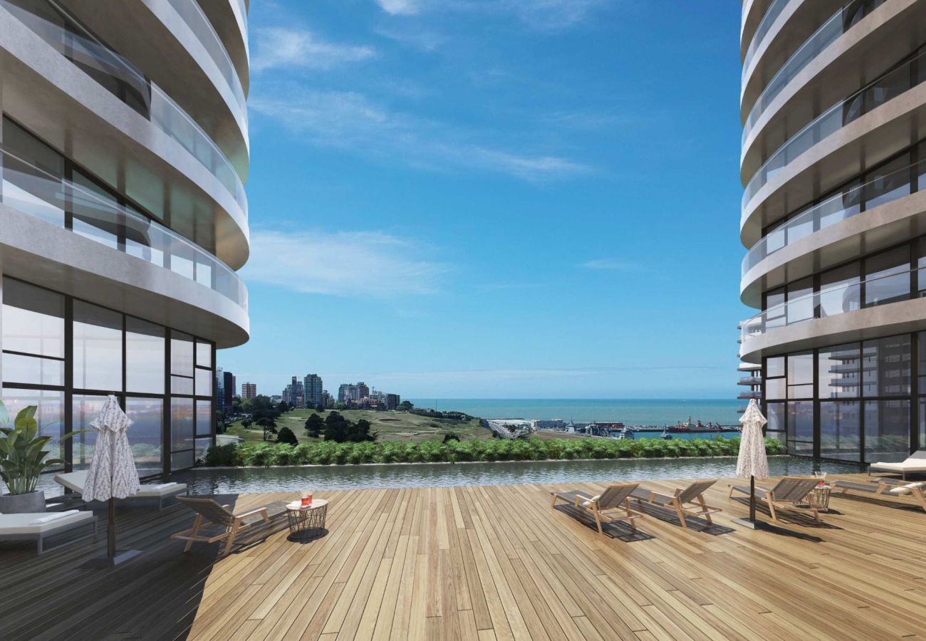 Nueva construcción em Mar Del Plata - Pozo: Depto 3 Amb Vista panorámica ciudad - DAD