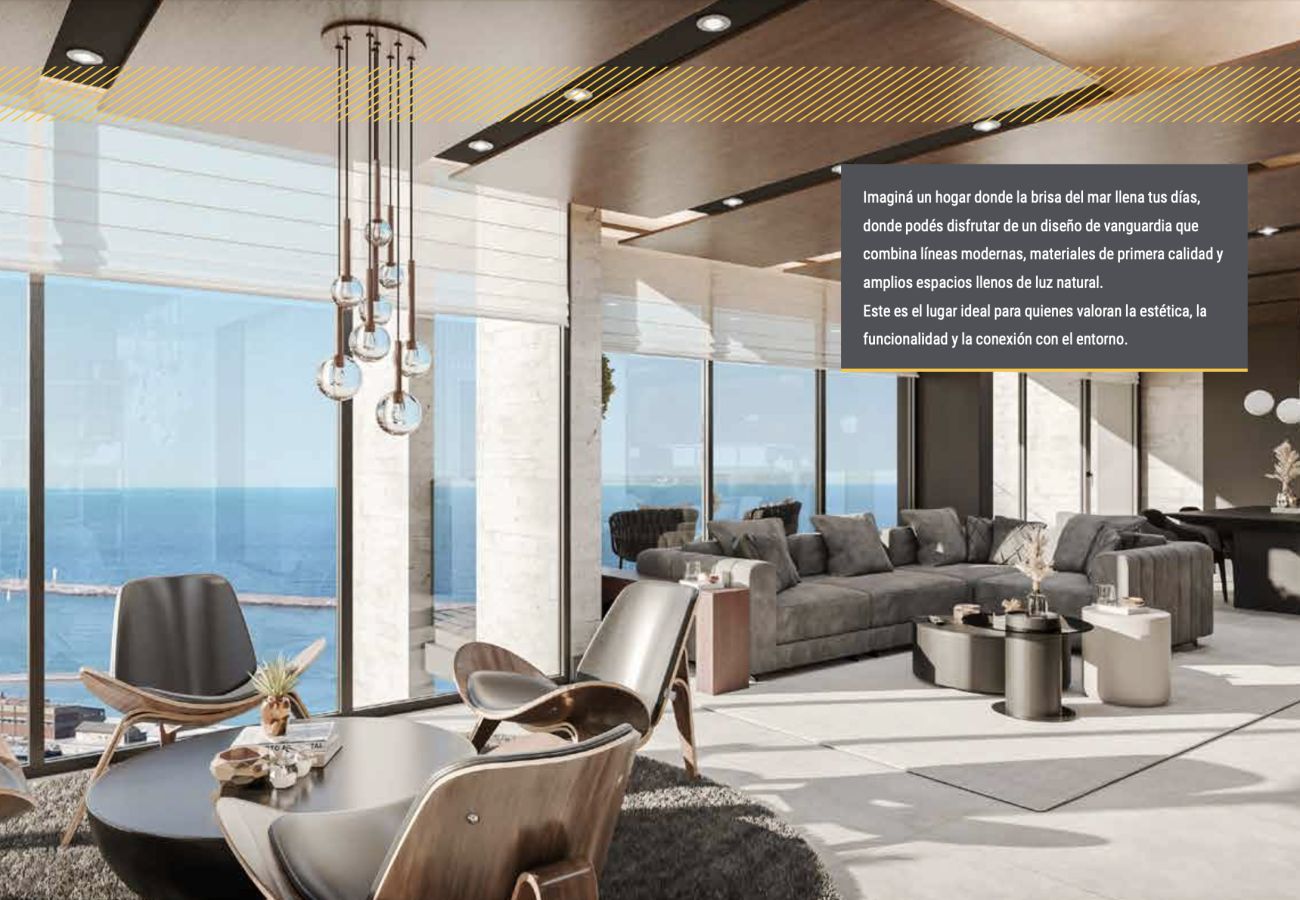 Brand new building in Mar Del Plata - Pozo: Depto 3 AMB - LineHouse Alem